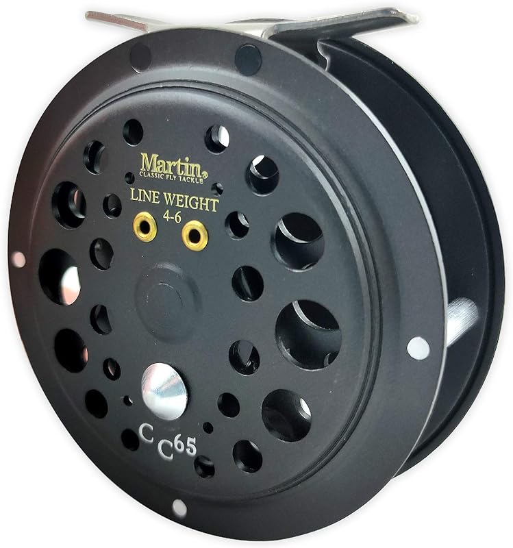 LZD Martin Caddis Creek Fly Fishing Reel, Reinforced Aluminum Spool with  Push Button Release