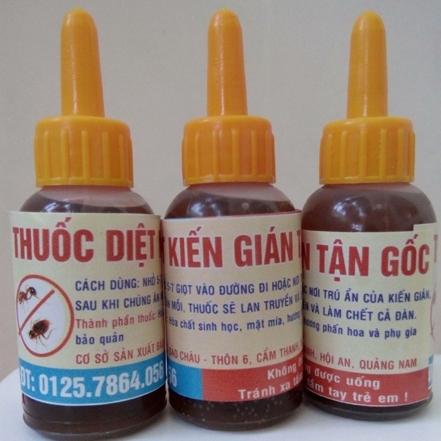 COMBO 5 LỌ THUỐC DIỆT KIẾN GIÁN DIỆT TẬN GỐC