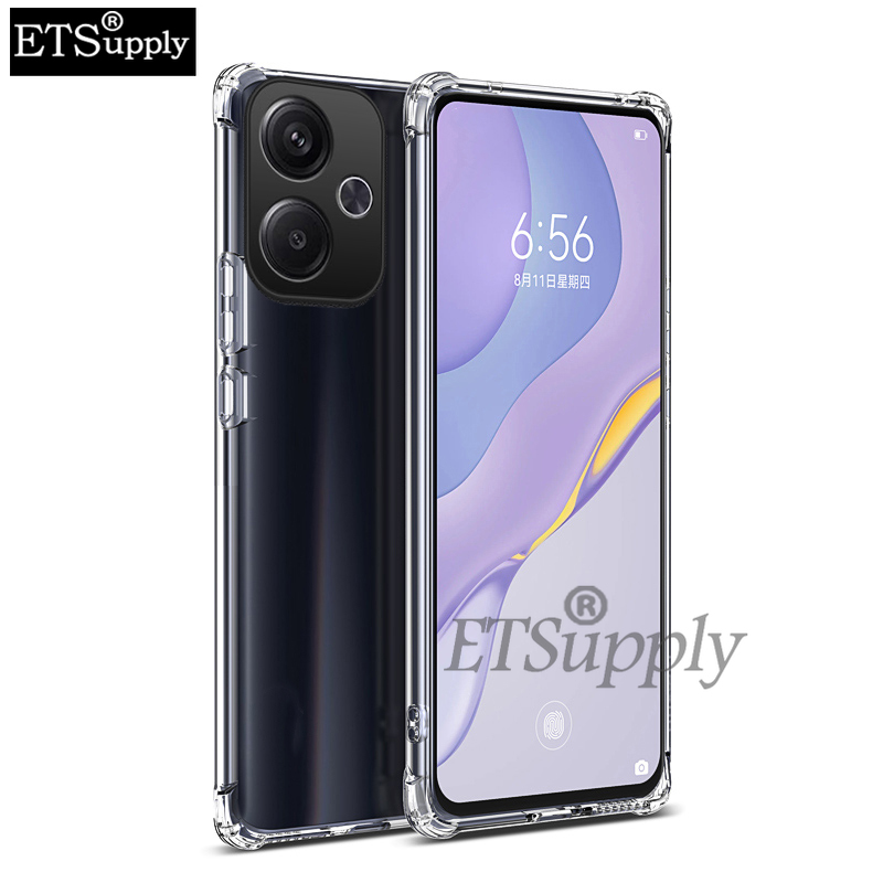 Phone case For Redmi 13X Back Cover Soft Transparent Full Protection shockproof Armor For Back cover For Xiaomi Redmi 13X 4G case
