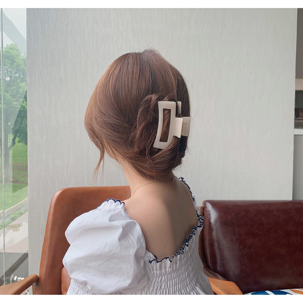 Kẹp tóc càng cua Vuông dễ thương