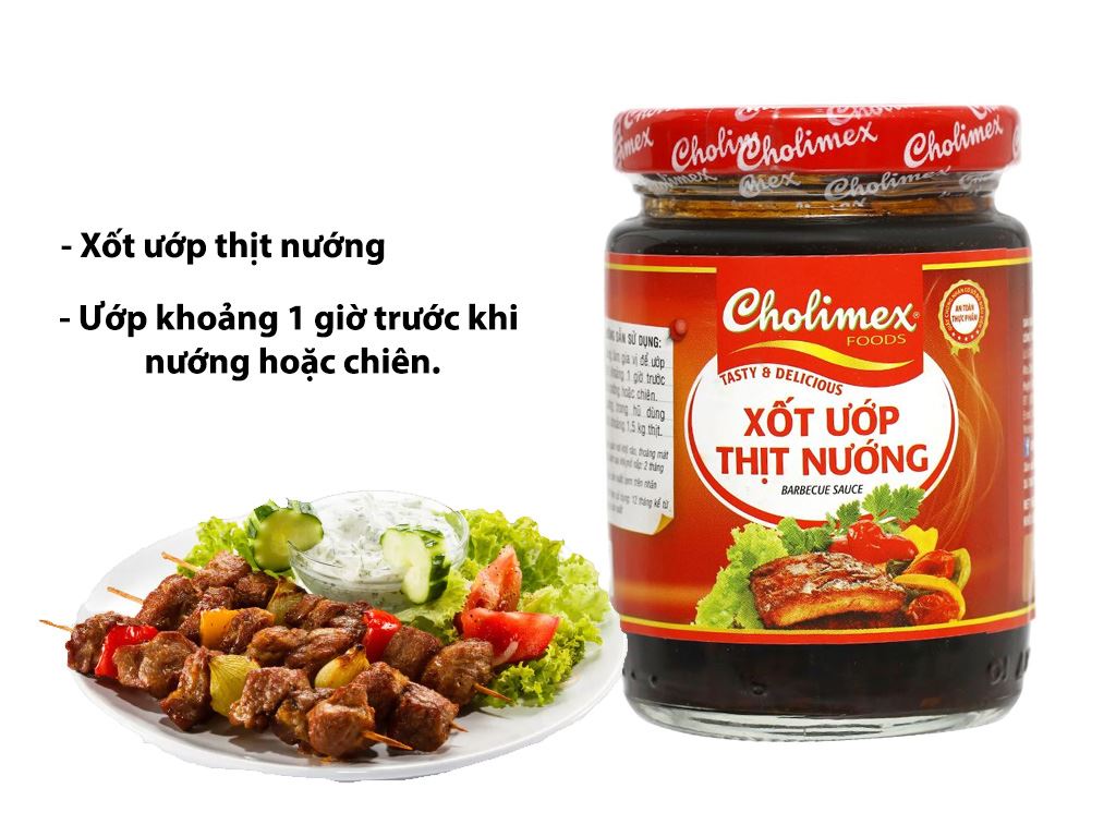 Rẻ vô địch - Sốt Ướp Nướng Thịt Cholimex 200gr