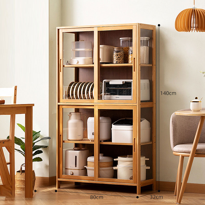 YONUO Kitchen storage rack, seasoning bowl and dish storage rack, microwave stove countertop, multi-layer storage cabinet, household supplies, complete collection