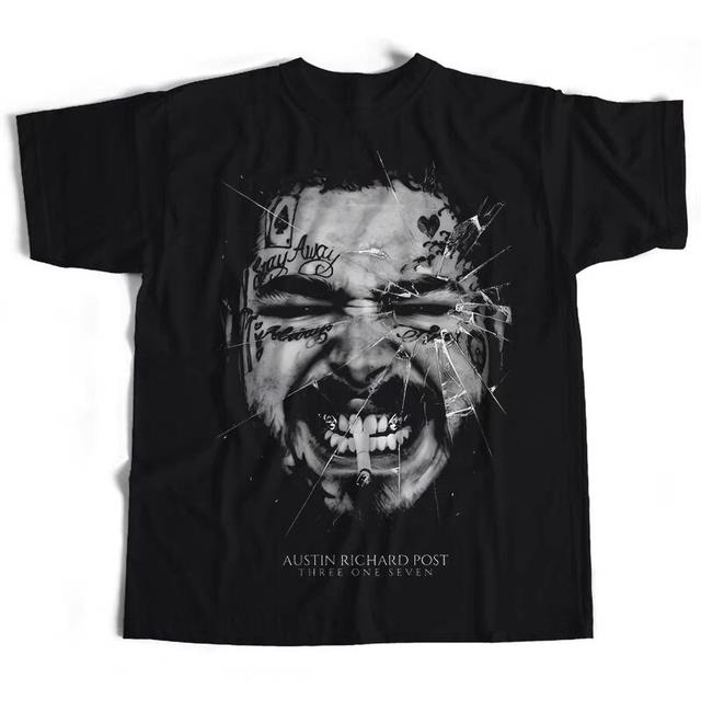 Women's t-shirts t shirt for women New Men's T-shirt Post Malone Rapper Hip Hop Luxury Tshirt Fashion Oversize Clothes Dark Streetwear T Shirt For Men Fashion