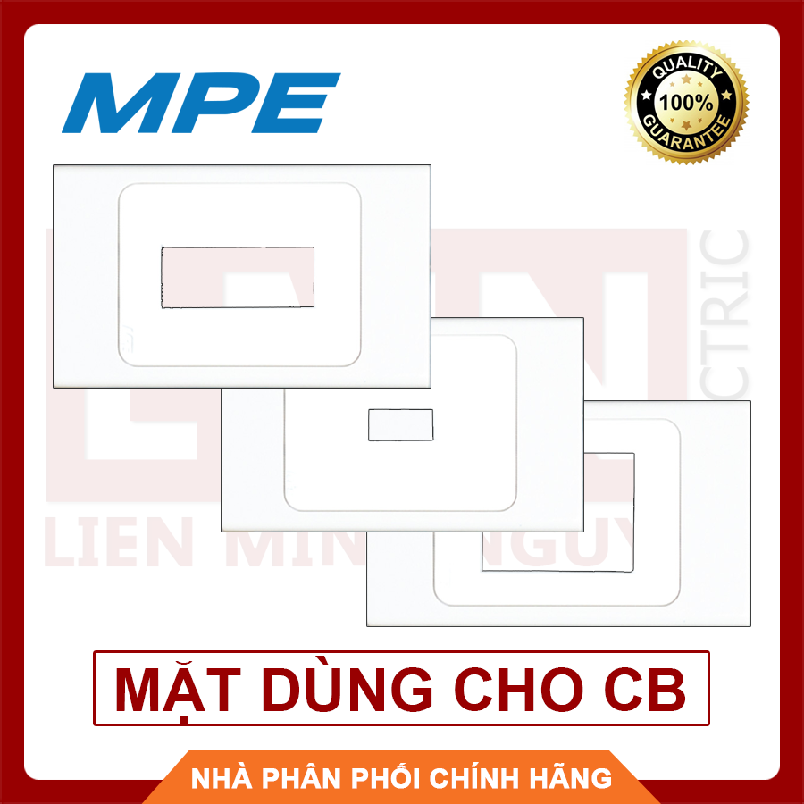 MPE, Mặt lắp CB cóc, CB 1 pha, CB 2 pha, Hàng Việt Nam, Chất Lượng Cao