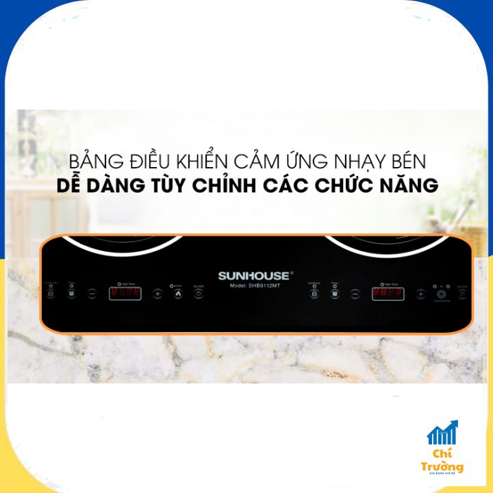 [BẾP HỒNG NGOẠI ĐÔI] Lắp âm Sunhouse SHB9112MT