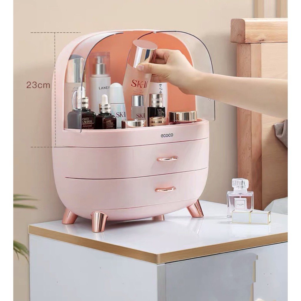 Tủ đựng mỹ phẩm có nắp ecoco cao cấp E2013-E2014