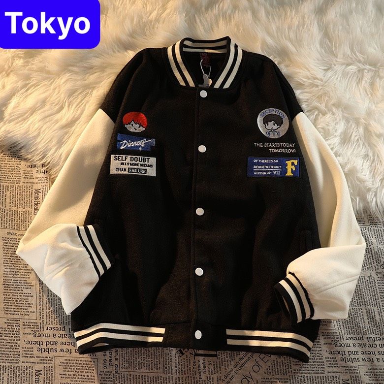 ÁO KHOÁC BOMBER CHỐNG NẮNG LOGO EM BÉ NAM NỮ VẢI NỈ CAO CẤP PHONG CÁCH BÓNG CHÀY THỜI TRANG SIÊU HOT 2023 SANG CHẢNH - TOKYO FASHION
