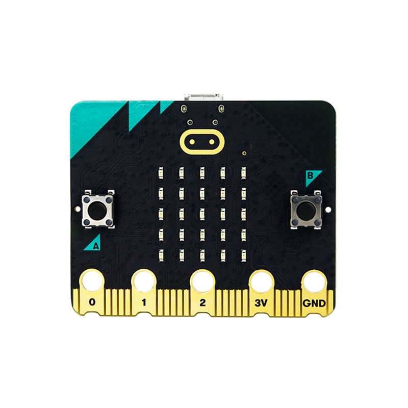 1 Piece Bbc Microbit V2.0 Motherboard an Introduction to Graphical Programming in Python Development Board V2.0 Motherboard for Primary and Secondary Schools