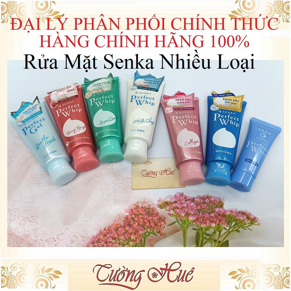 Sữa Rửa Mặt Senka Perfect Whip ( Nhiều Lựa Chọn )
