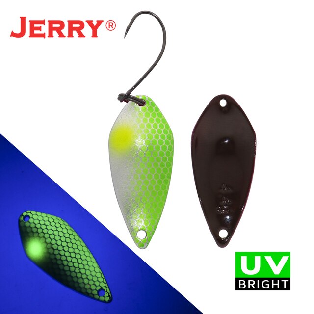 Jerry Ares Metal Spoon Single Hook Micro Fishing Lures 4.4g