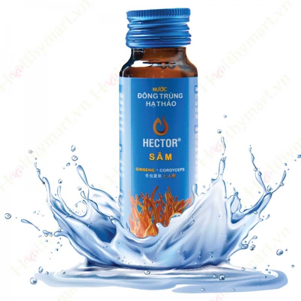 Đông trùng hạ thảo Hector Sâm Hộp 10 Chai