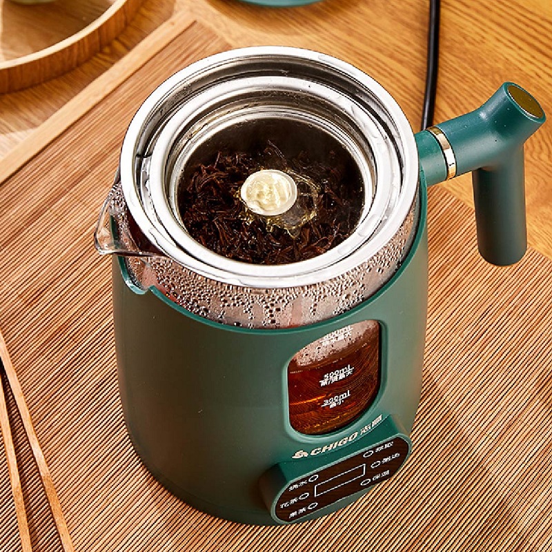 Somnus feng   110V 220V 800ml Smart Tea Maker Portable Tea Making Machine Home Health Kettle Automatic Keep Warm Multifunction Flower Teapot phone case. 