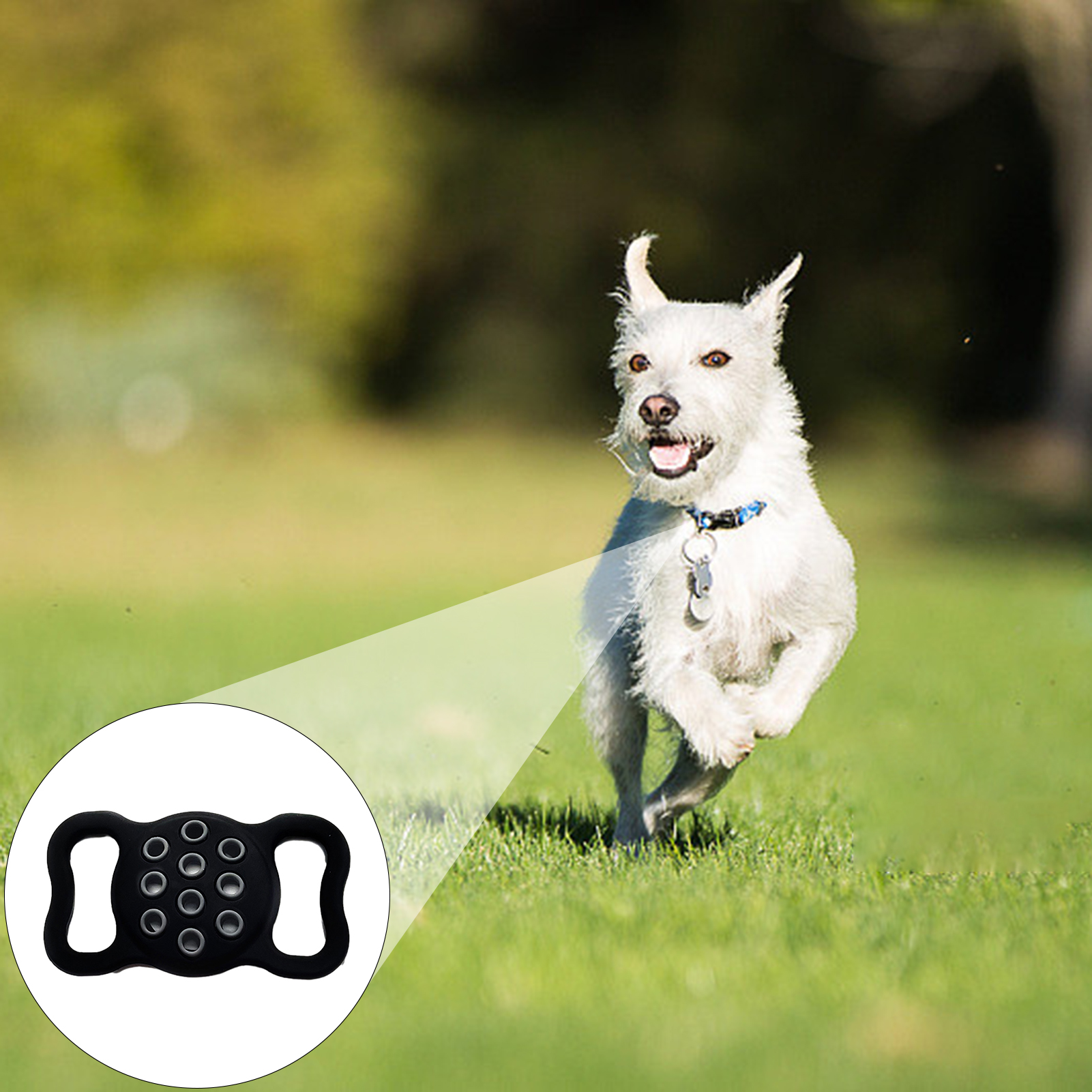 Top Bull Locator Case Locator Protective Case Premium Soft Protective Case for Airtag Durable Scratch-proof Cover for Tracker Device Easy Installation