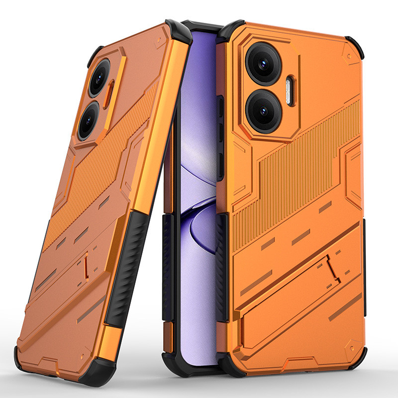 Xiaomi Redmi Turbo 4 Pro/Xiaomi Poco F7 Case with Kickstand, Military-Grade Shockproof Ultra-Thin Slim Fit Hard Cover for Xiaomi Redmi Turbo 4 Pro/Xiaomi Poco F7.
