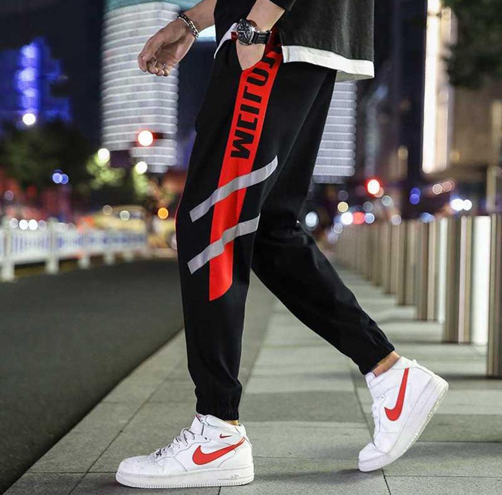 Quần Jogger Nam Sọc Viền Lớn Nhấn Sọc Ngang Gối Chữ Bo Ống Trẻ Trung Thời Trang FORHIMCS2 JOGGER NAM 9000069C