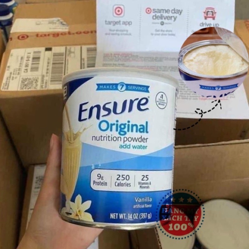 Sữa Ensure Mỹ Original Nutrition Powder 397g
