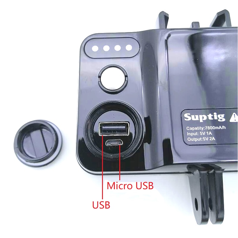 7800mah%20Waterproof%20Power%20Bank%20Charger%20Waterproof%20Case%20For%20Hero%2034567891011%20Black%20Camera%20Charging%20Frame/diving%20Box%20-%20Image%203