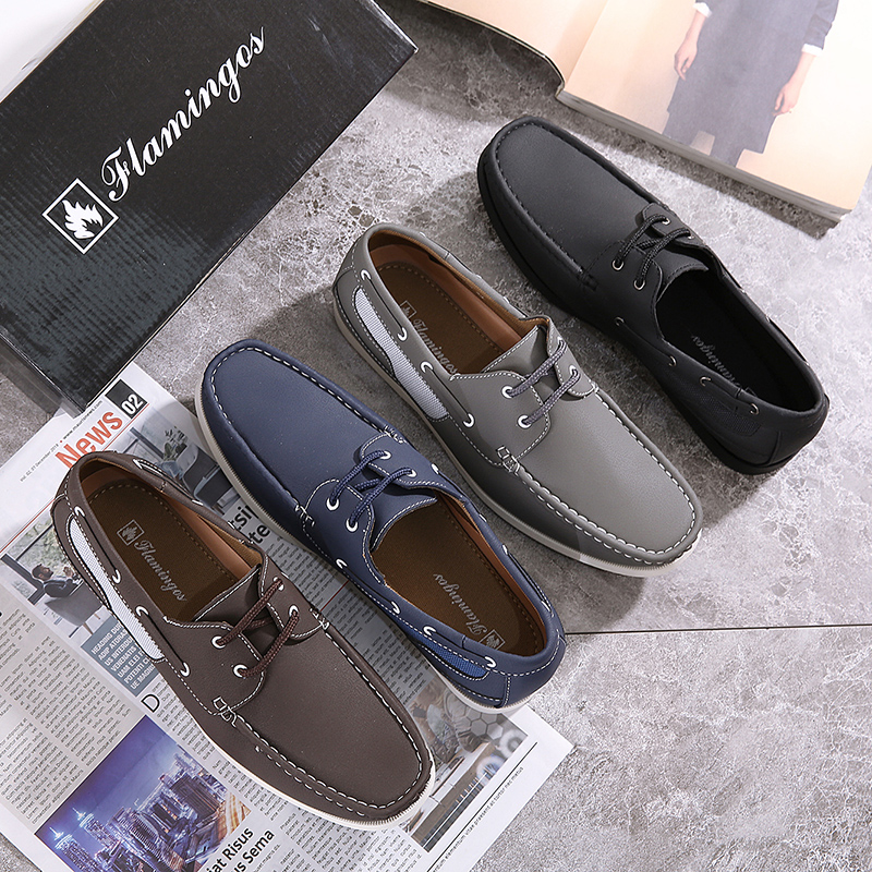 Low cut Leather Boat Casual shoes 