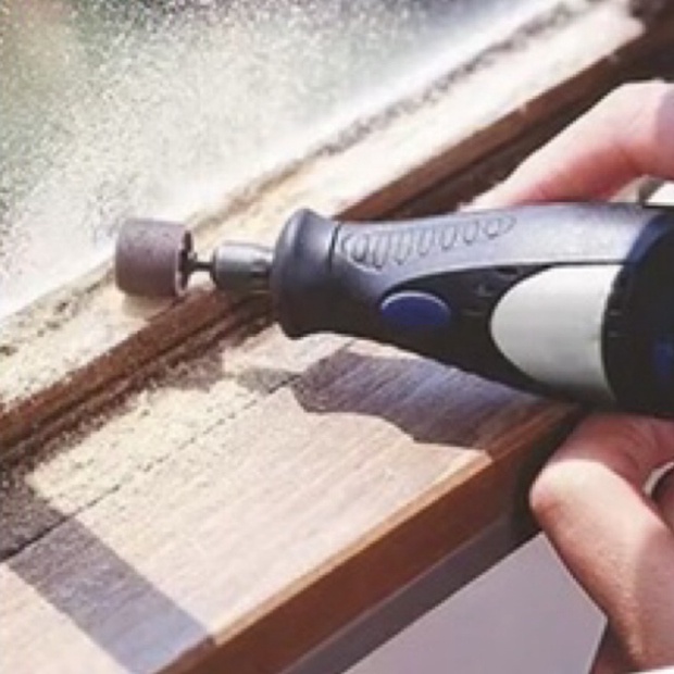 đầu chà nhám gắn trục 12.7mm grit 80/120/320/600.
