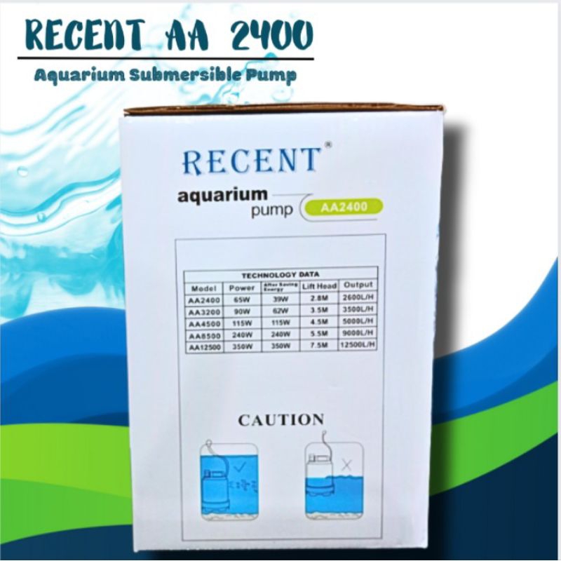 RECENT AA 2400 Pompa Kolam Submersible Pump