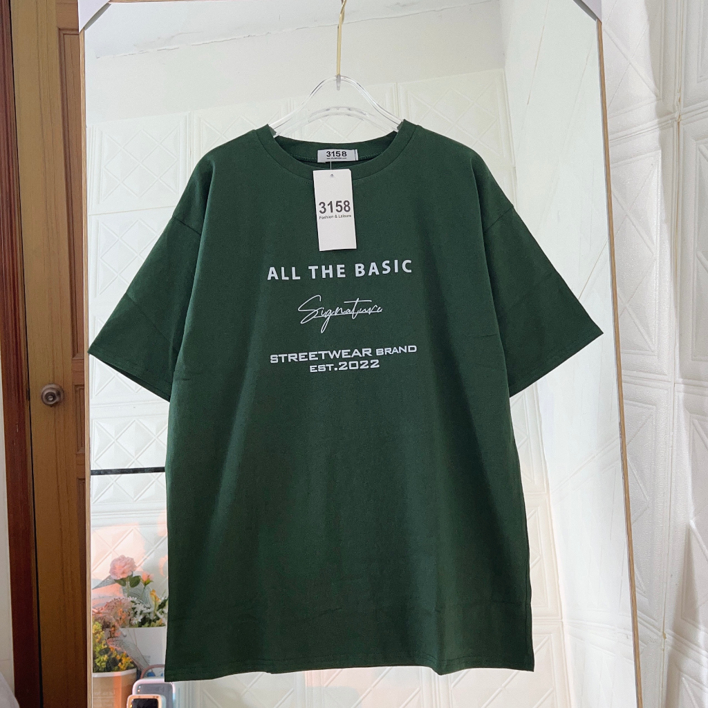 Áo thun nam nữ mẫu ALL THE BASIC áo phông cotton 3158