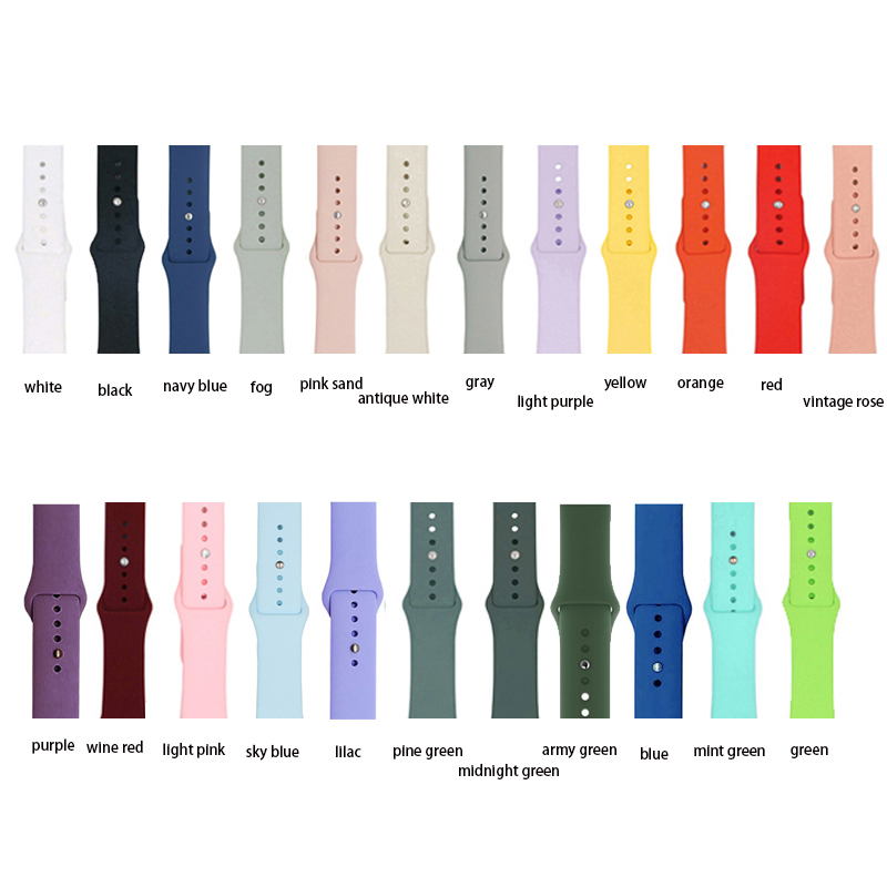Soft Silicone Band Strap for Fitbit Versa/ Versa Lite/ Versa 2/SE Smart Watch