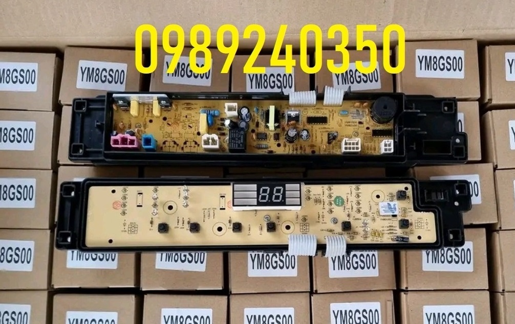 Bo mạch máy giặt panasonic na - f80vb6 8kg cửa đứng 6 phím