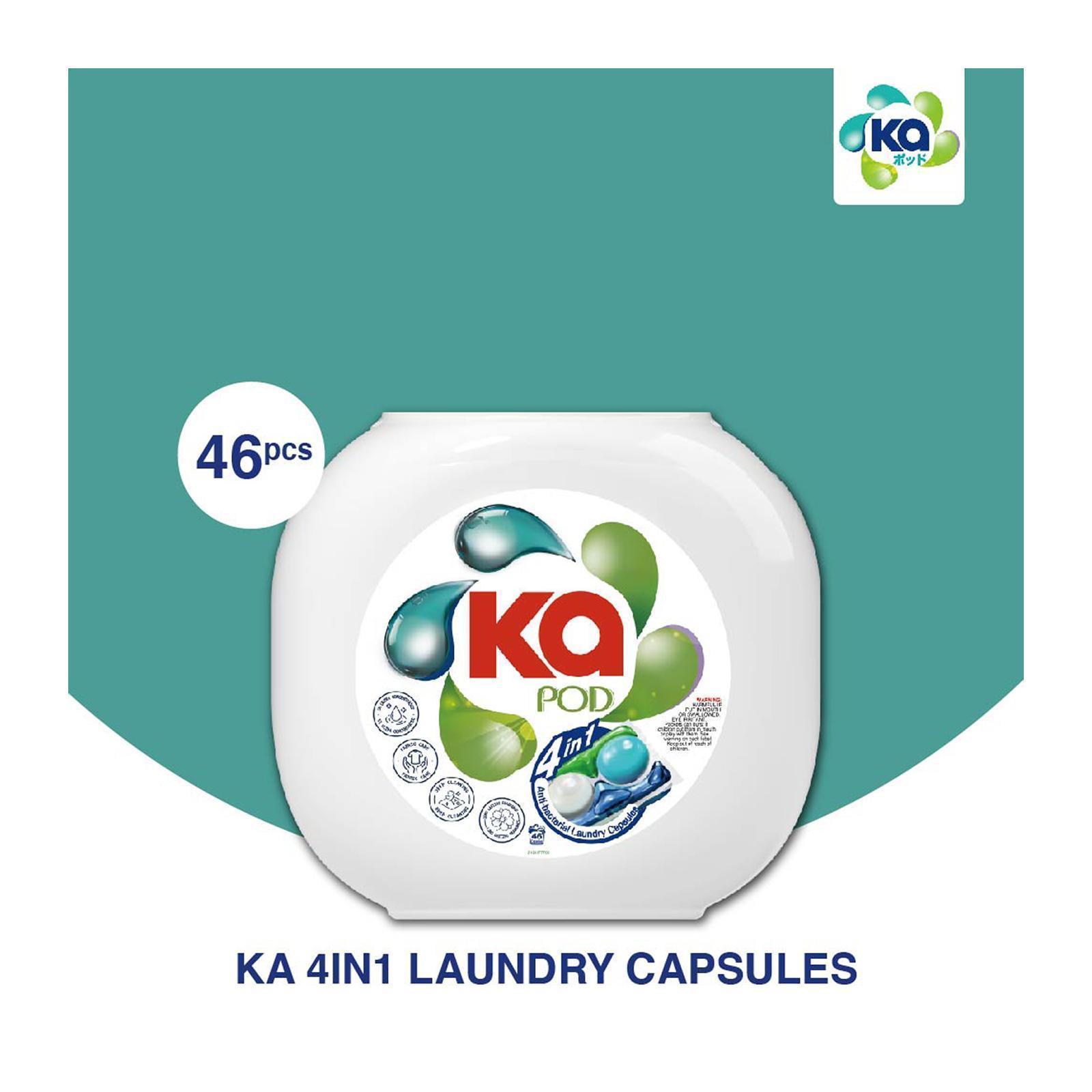 Ka 4 In 1 Antibacterial Laundry Capsules 46PCS Universal Lazada