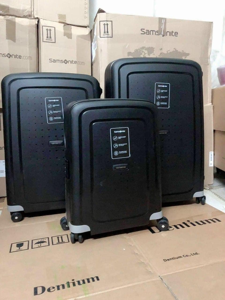 Vali Samsonite S'CURE - Khoá ngoàm - Siêu nhẹ - Made in EU xịn sò - HANGDUC88