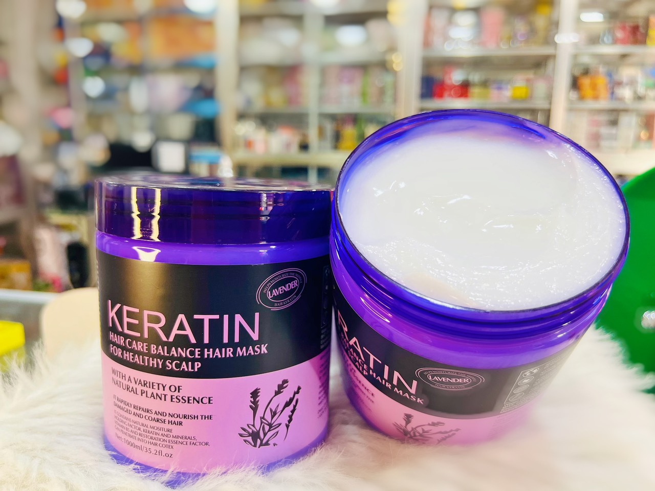 DẦU HẤP Ủ TÓC KERATIN màu tím HÀN QUỐC 1000ML