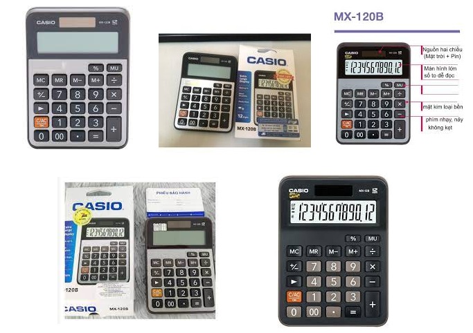 Máy Tính Casio MX-120B chính hãng