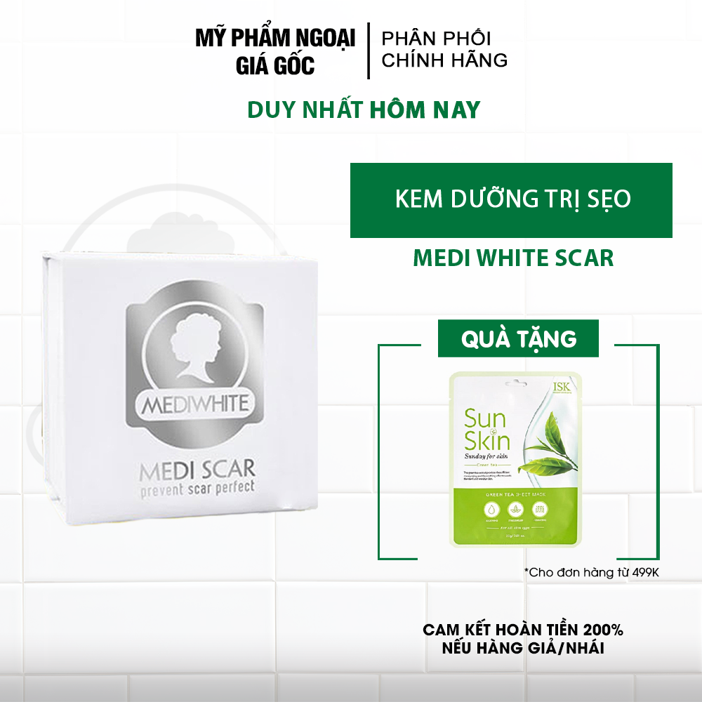 Kem giảm sẹo rỗ Medi White Medi Scar 30g