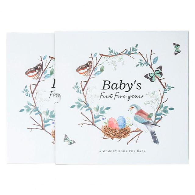 【Clearance Markdowns】 Premium Thickened Paper Baby Memory Book First Year Milestone Journal Scrapbook Album