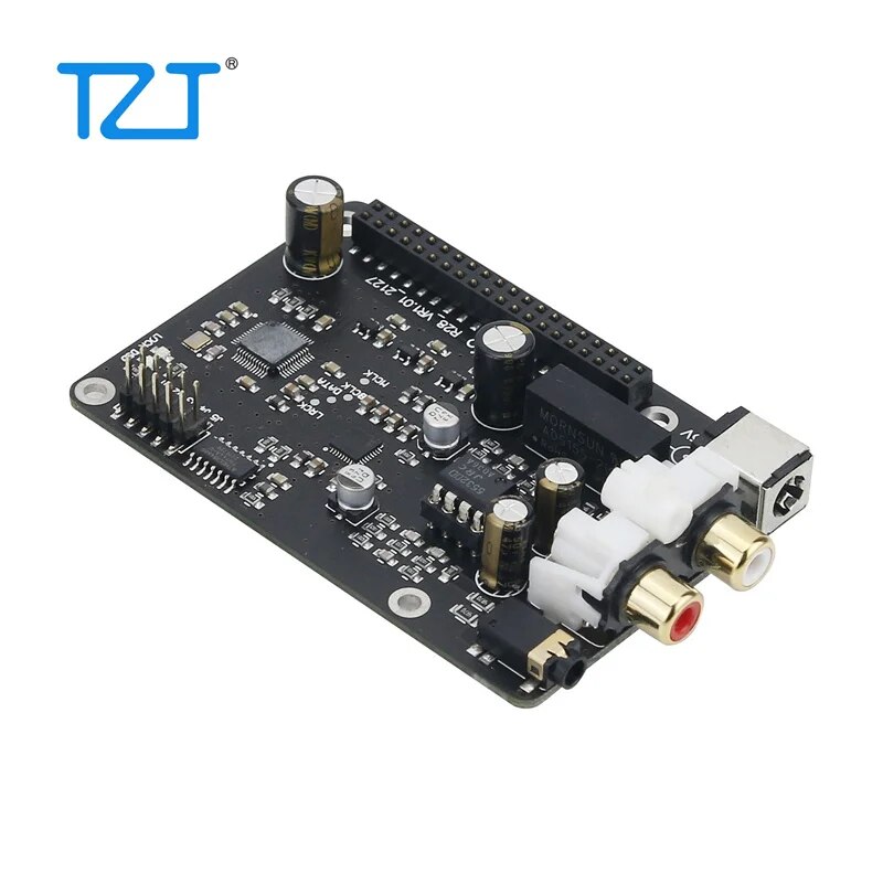 Tzt ustars âm thanh R28 âm thanh kỹ thuật số Bảng Giải mã DAC Board IIS Hifi 384k dsd256 cho Raspberry Pi