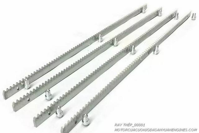THANH RĂNG RAY THÉP (1mét) PHỤ KIỆN CỬA CỔNG LÙA Dày 10Li