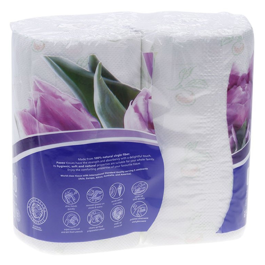 Giấy lau bếp đa năng Paseo (2 cuộn 2 lớp 70 tờ)/lốc