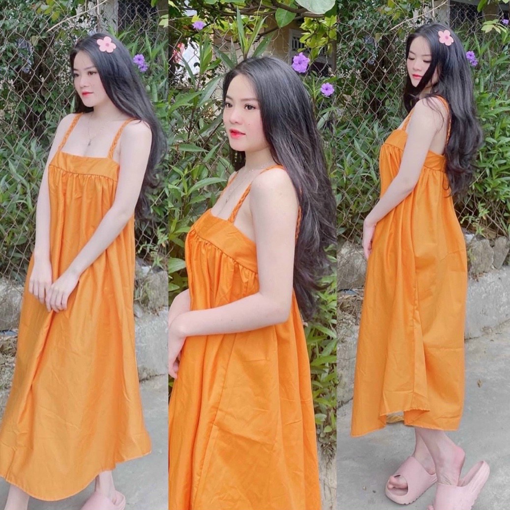 ĐẦM MAXI HÀNG ĐẸP SỊN MỊN MÀU CỰC KỲ HOT