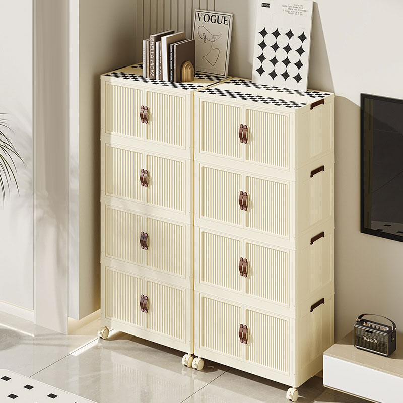 Storage cabinets: folding, multi-layered large toy cabinets, save space,storage cabinets, Plastic,snack cabinets, storage boxes, household lockers, and organizing boxes