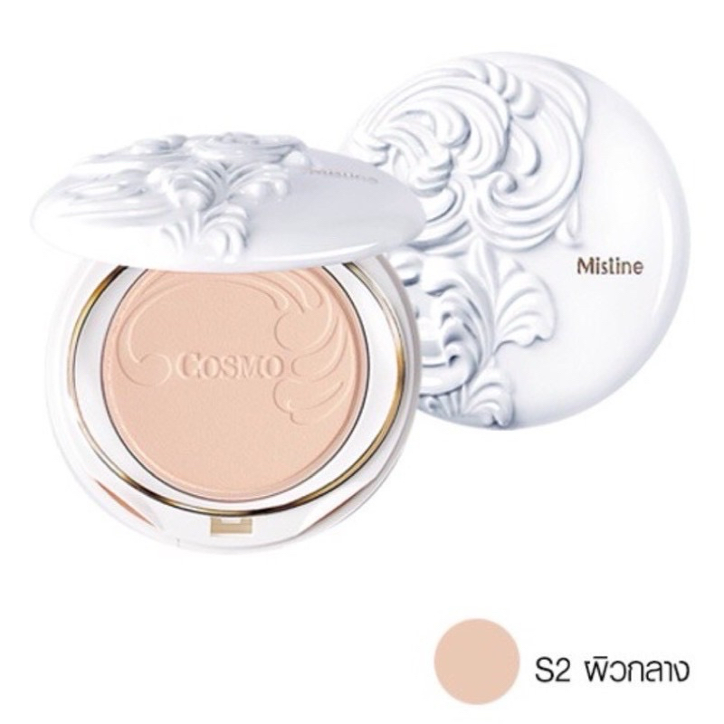 Mistine Cosmo Smooth And Clear Super Powder แป้งเนื้อเนียน มิสทีน 10g ...