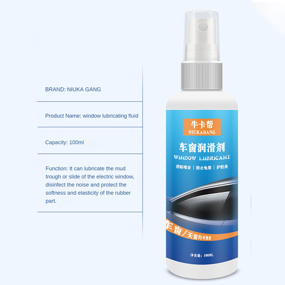 1PC Electric Car Window Lubricant Car Maintenance Innovative Formula Popular Door Glass Restoration Softener And Cleaner Convenient