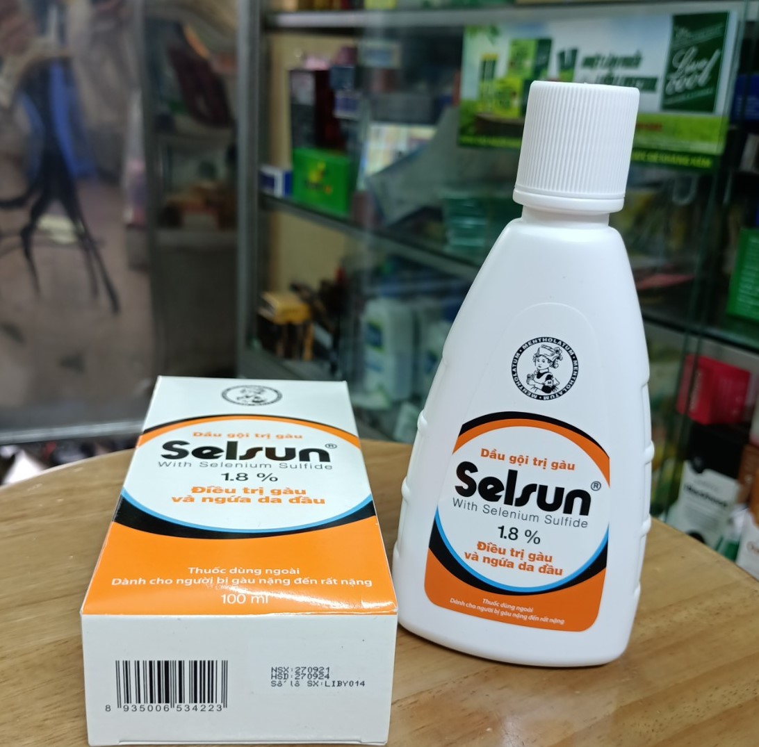 Dầu gội Selsun 1,8% chai 100ml