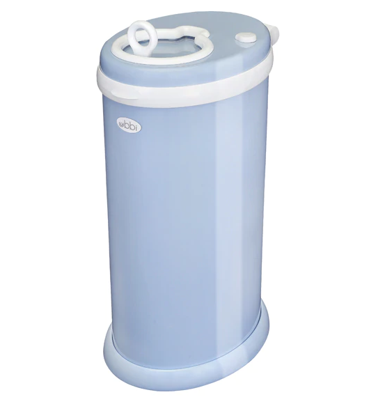 Ubbi Diaper Pail Trash Bin. Nursery No Order Aluminum Trash Bag