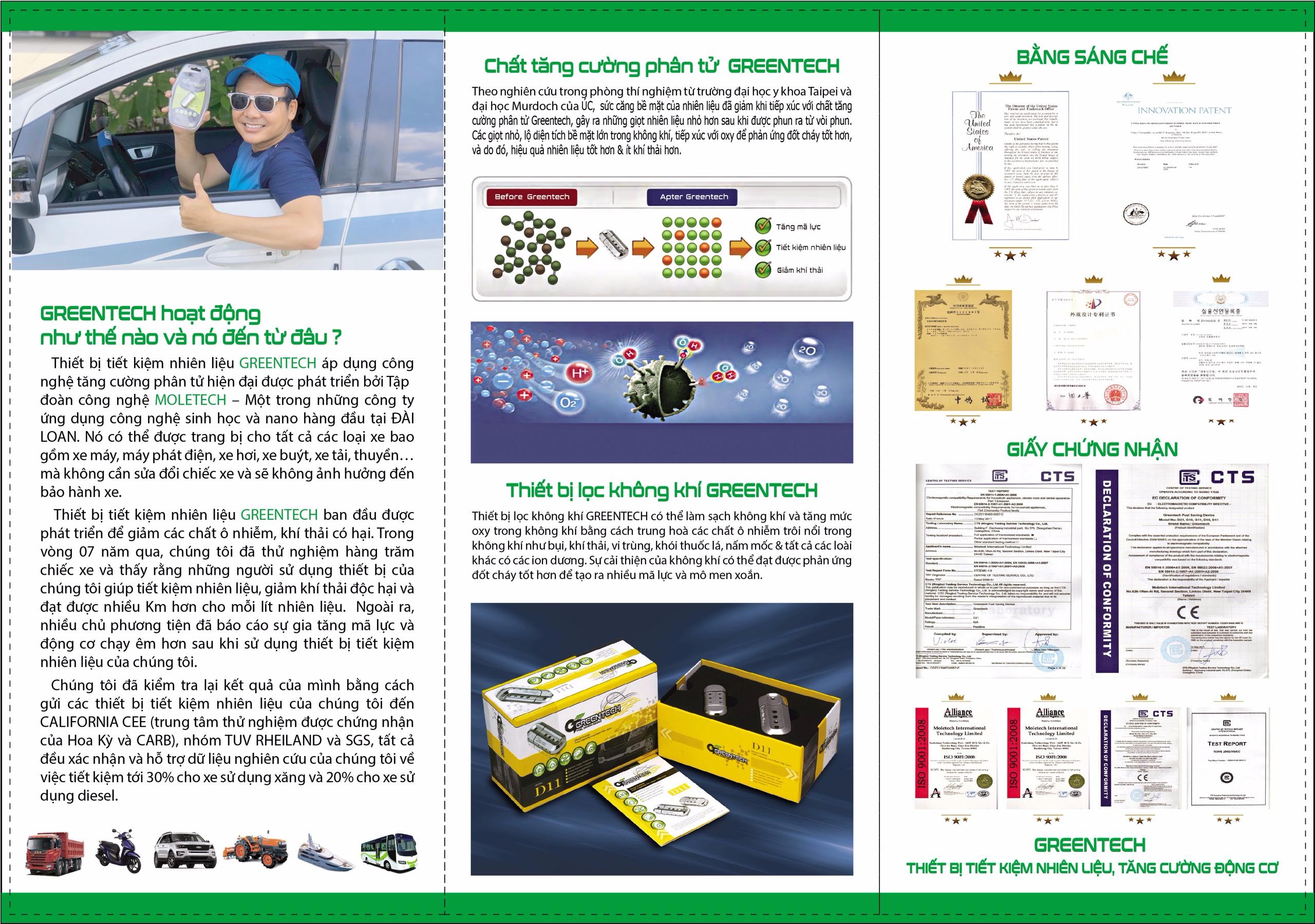 Thiết bị tiết kiệm xăng dùng cho xe máy Greentech