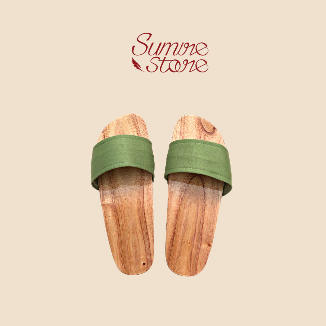 Sumire Store Guốc gỗ bọc vải Yên Phụng