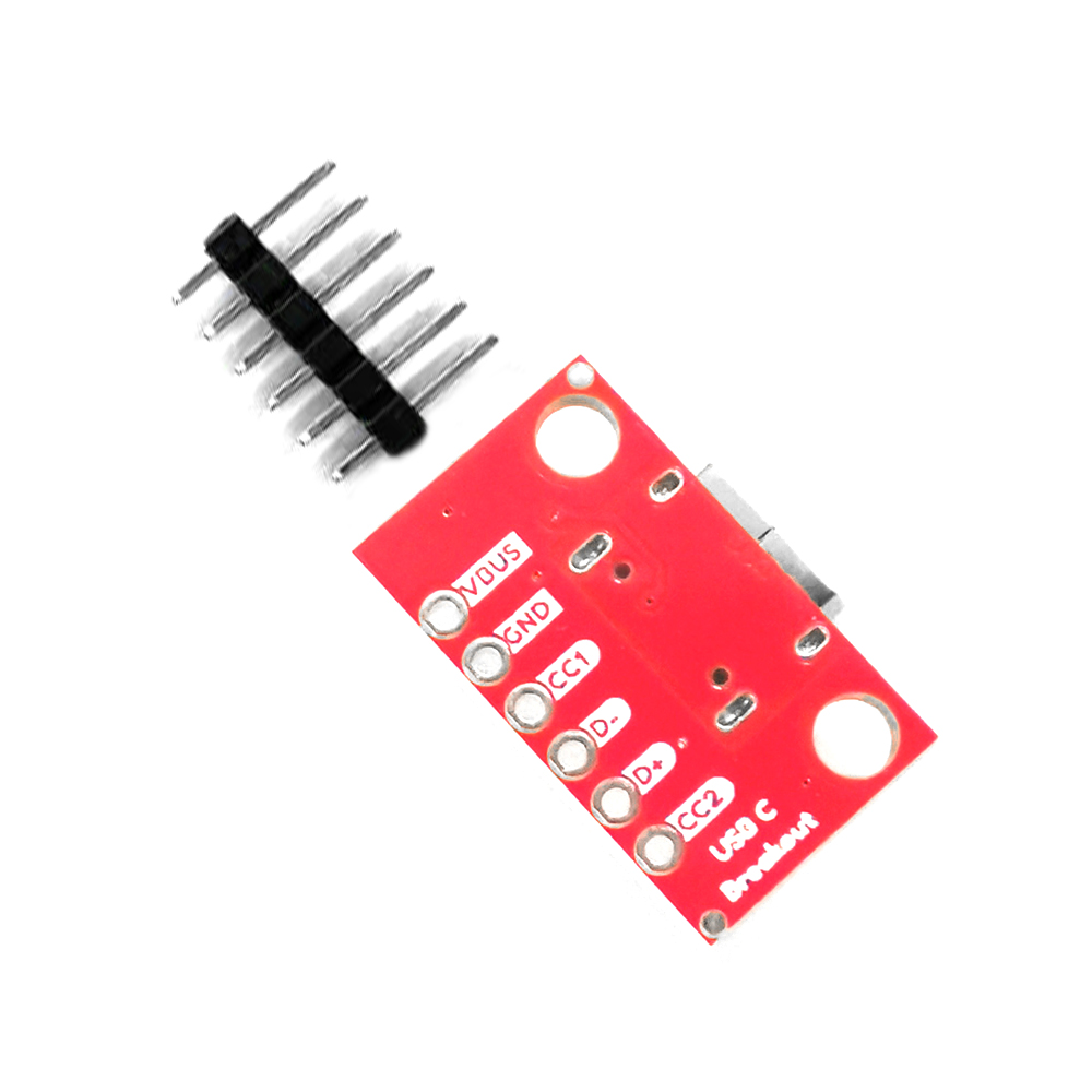 FocusAi USB Type C Connector Board DIY 3.1 Serial Basic Breakout Female Connector Type C Breakout Board for Data Line Wire Cable Transfer
