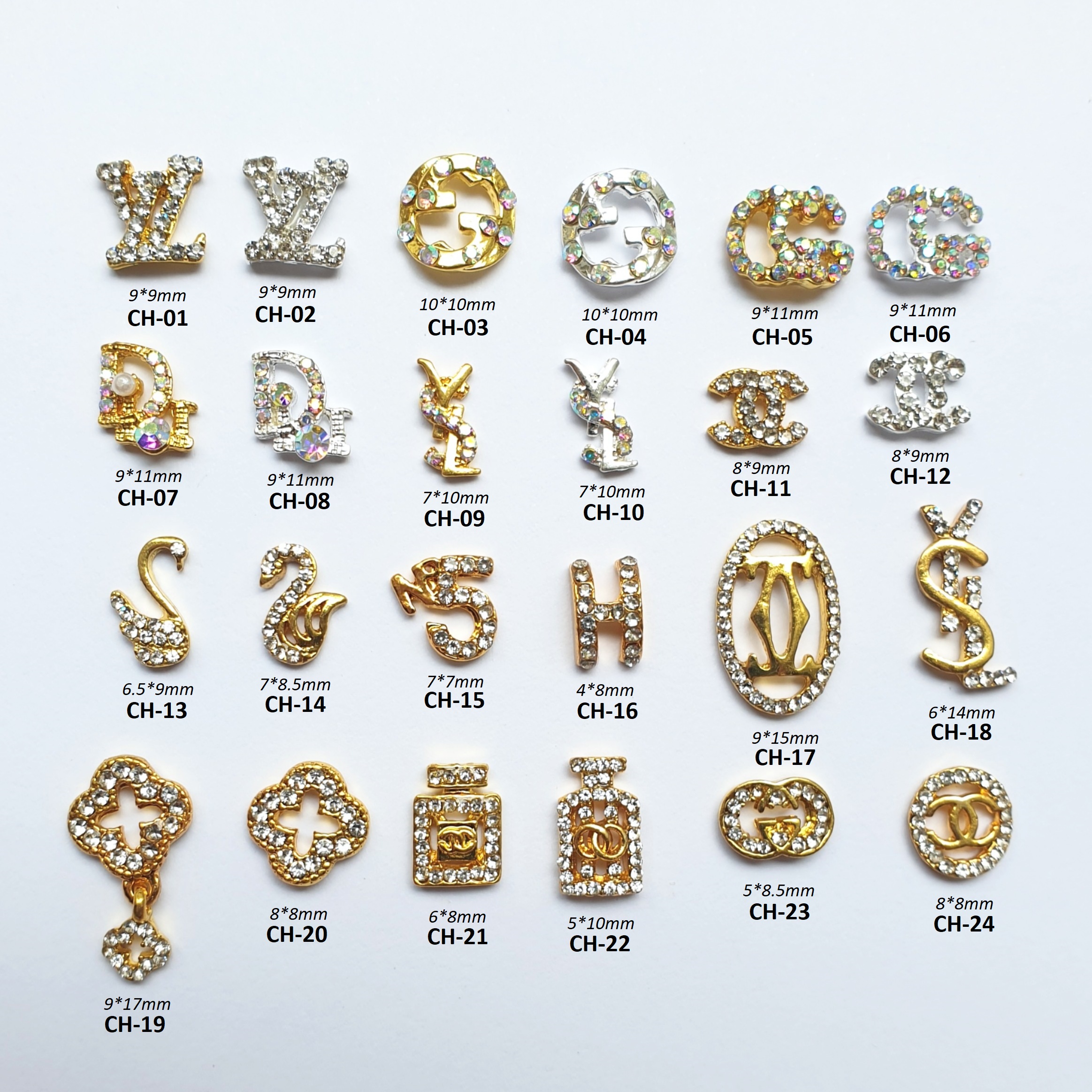 Charm Thương Hiệu Trang Trí Móng CH