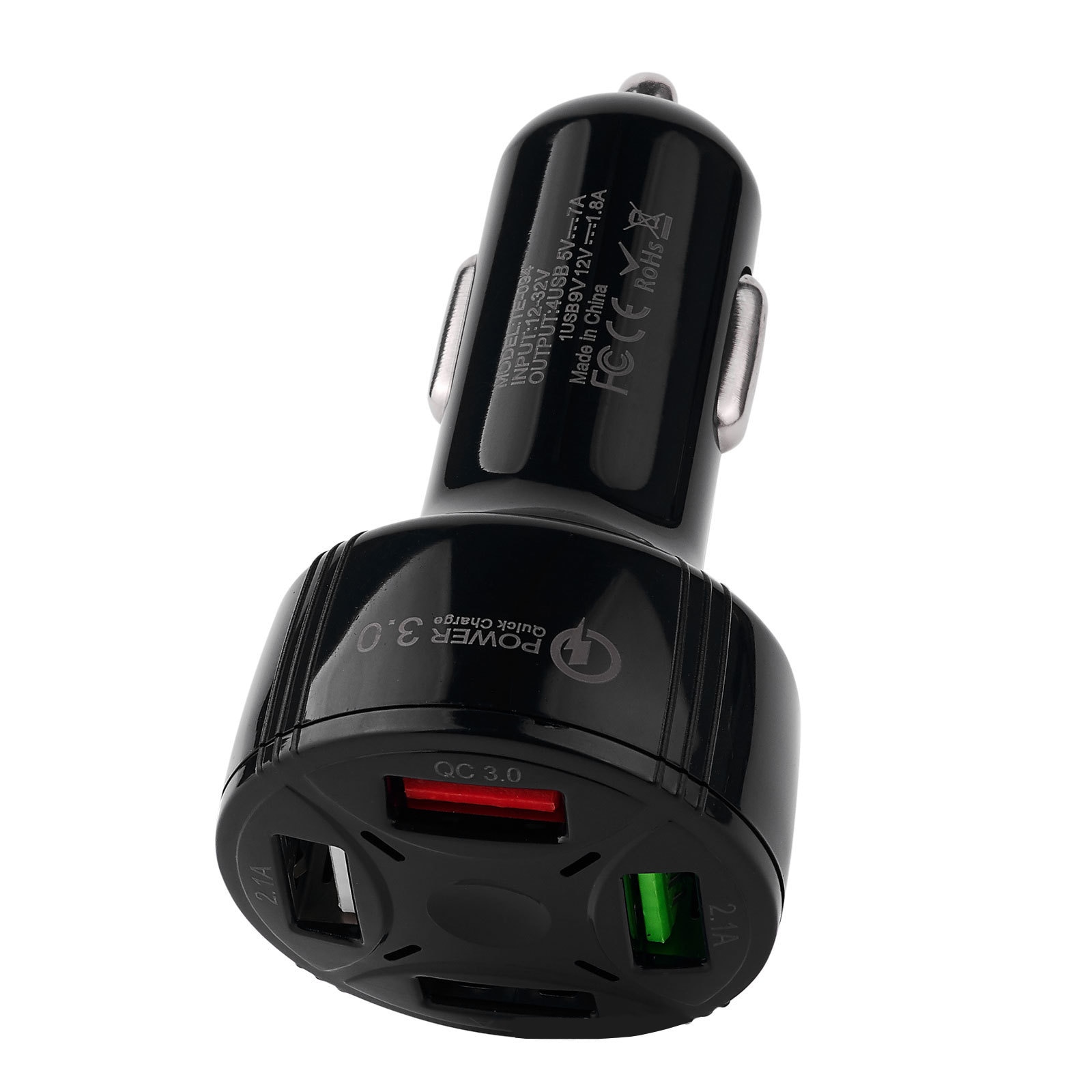 4 ports usb car charger quick charge 3.0 qc 3.0 7a fast charging for 13 12 11 phone car usb charger