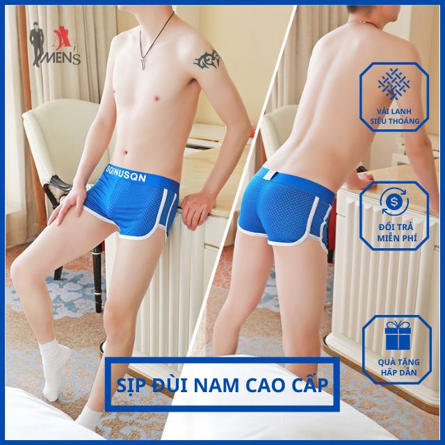 [ Combo 4 sp ] Quần lót nam chất lụa lạnh  cao cấp