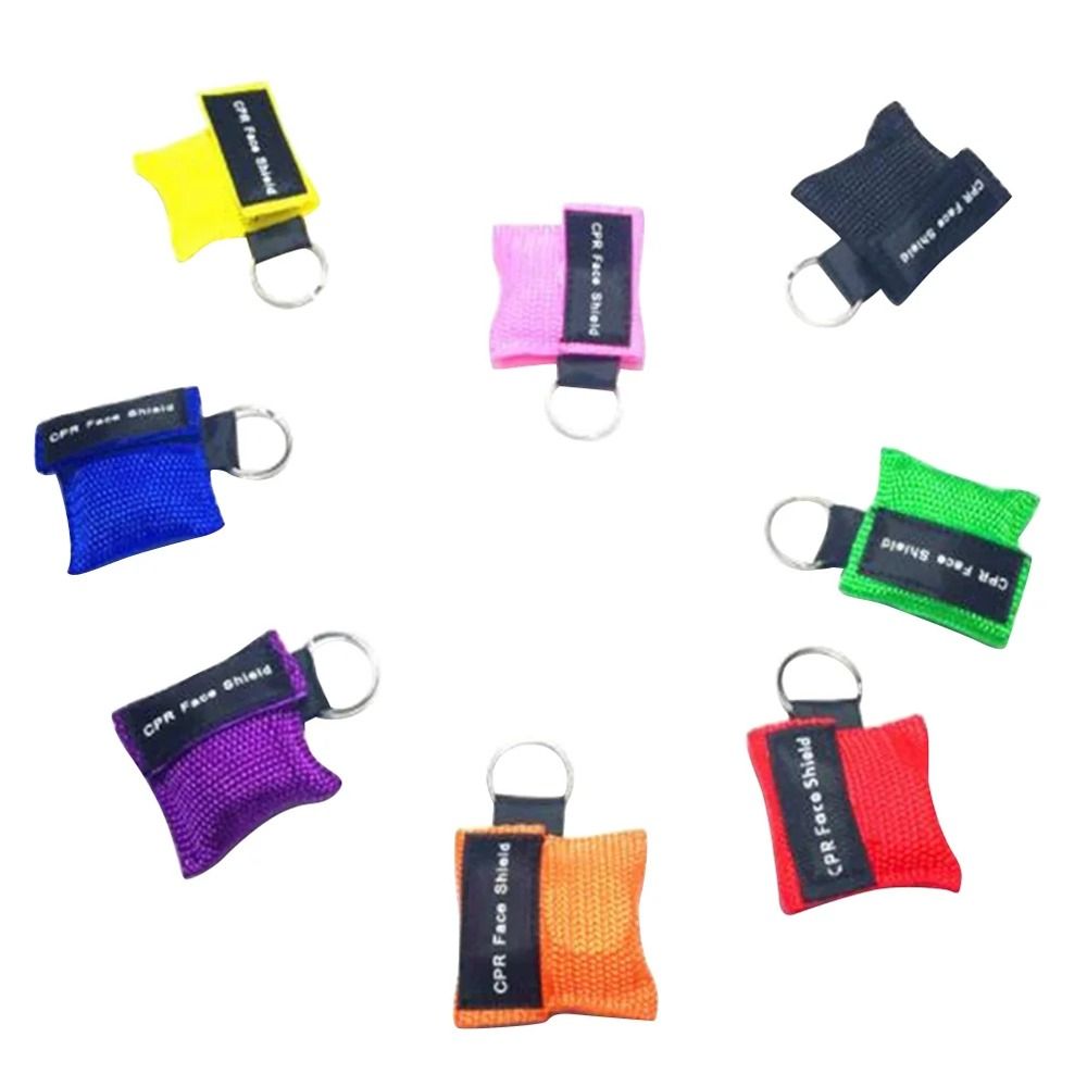 Practicle Keychains Practicle Disposable CPR One-way Valve Mouth Breath Emergency Face ...