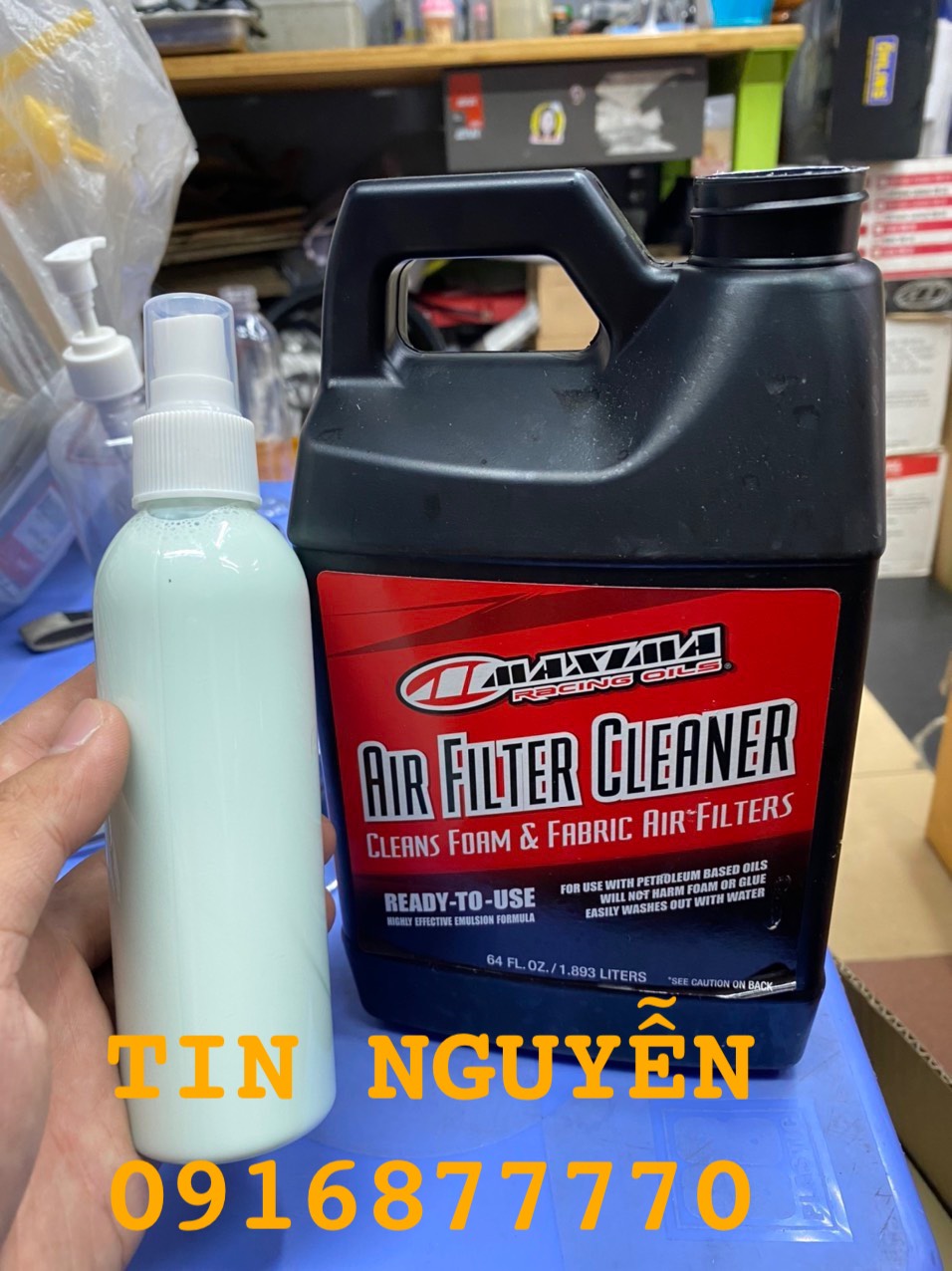 Nước rửa lọc gió Maxima chai 200ml chính hãng